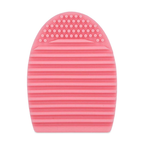 Silicone Brush Cleaning Egg – Pink