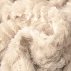 Soft Luxury Champagne Ivory Sherpa Faux Fur Throw Blanket
