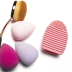 Silicone Brush Cleaning Egg – Pink