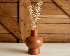 Morandi Ceramic Vase Brown-0