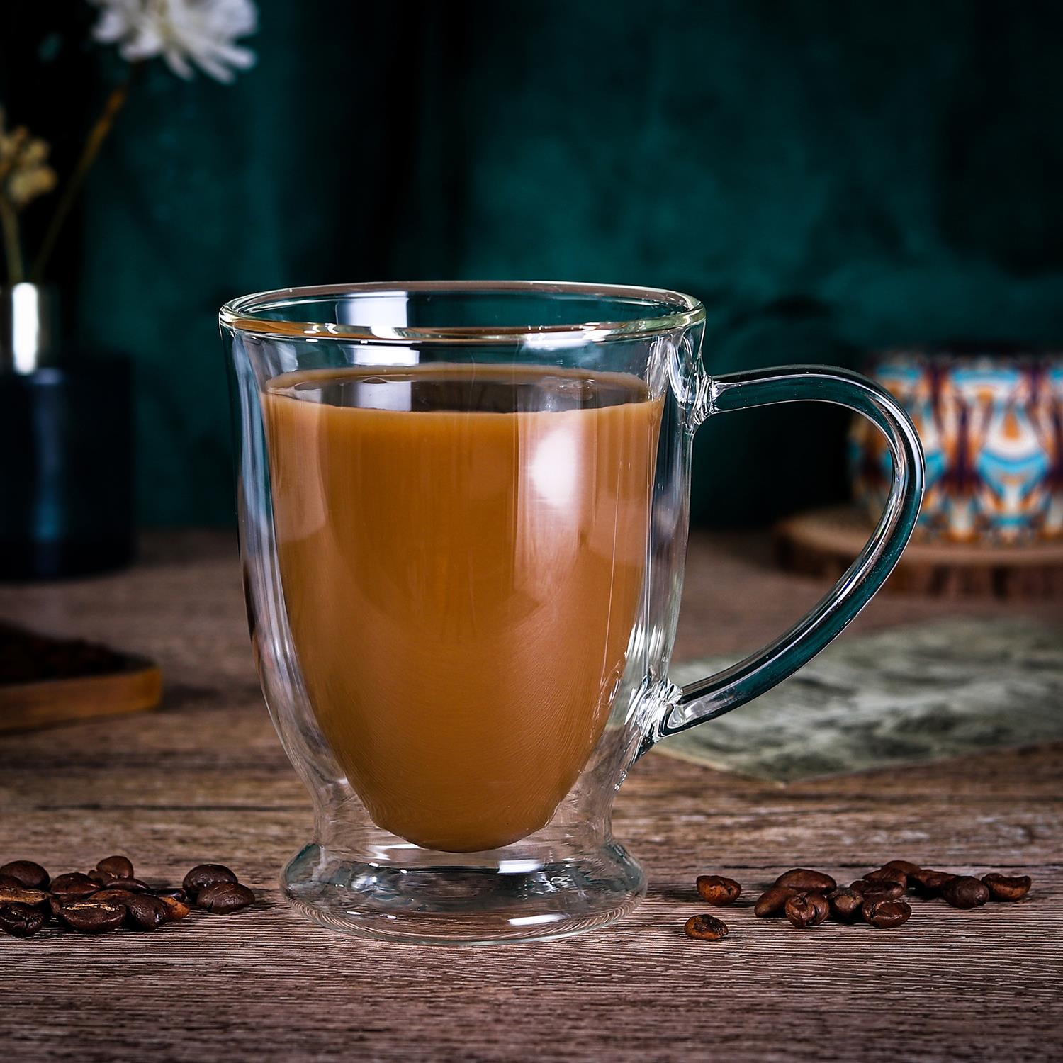 VINSANI Verre Double Wall Glass Set – 270ml (Set of 2)