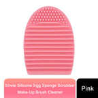 Silicone Brush Cleaning Egg – Pink