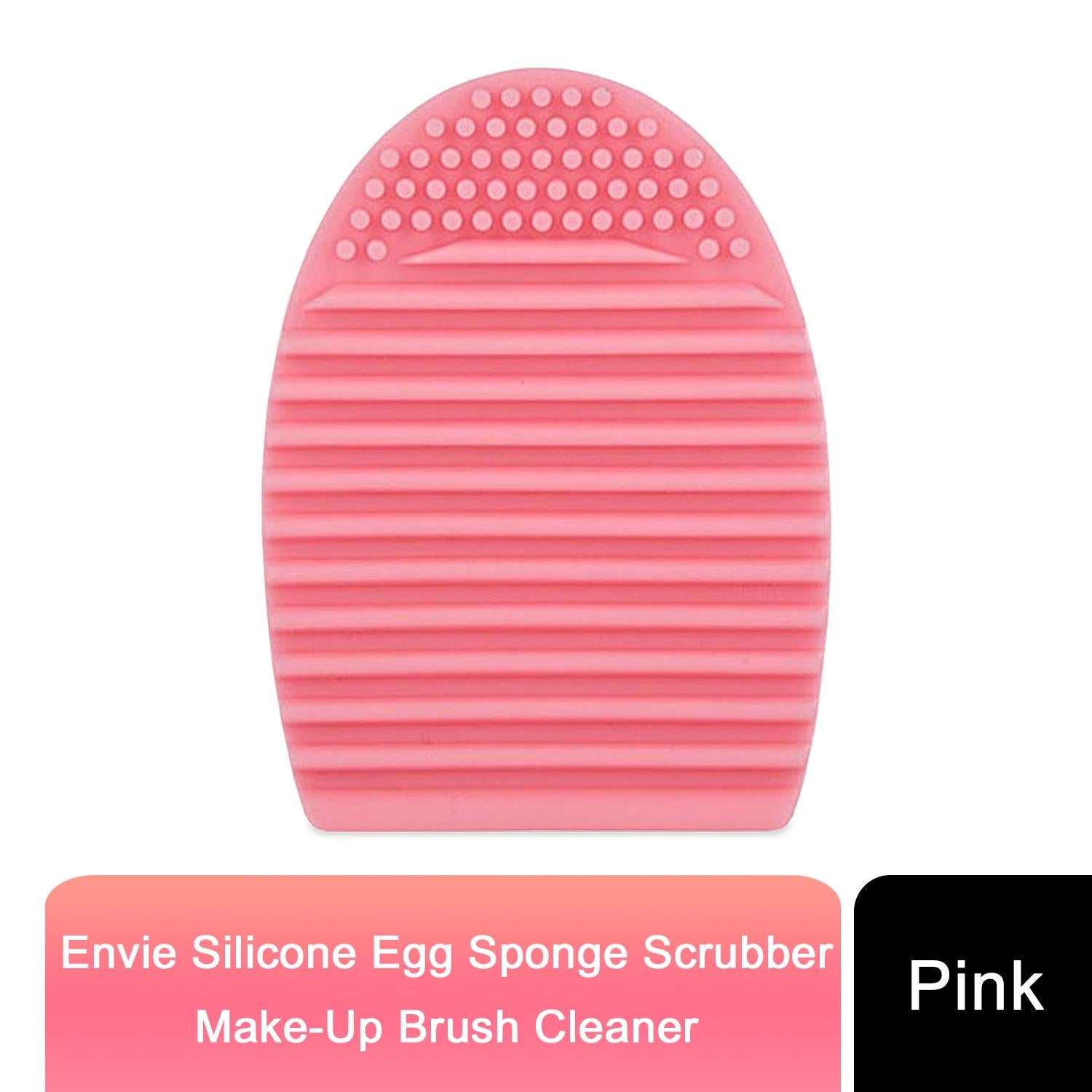 Silicone Brush Cleaning Egg – Pink
