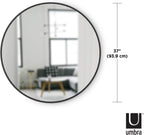 Modern round Rubber Wall Mirror-2
