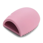 Silicone Brush Cleaning Egg – Pink