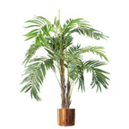 Artificial Palm Tree Copper Planter 120cm Luxury Premium-0